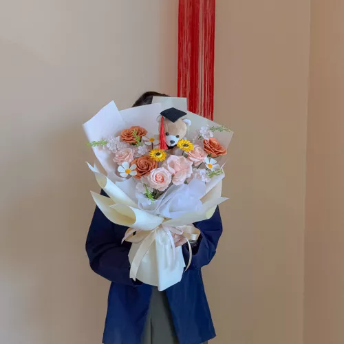 Soap Flower Bouquet | Sunpeach