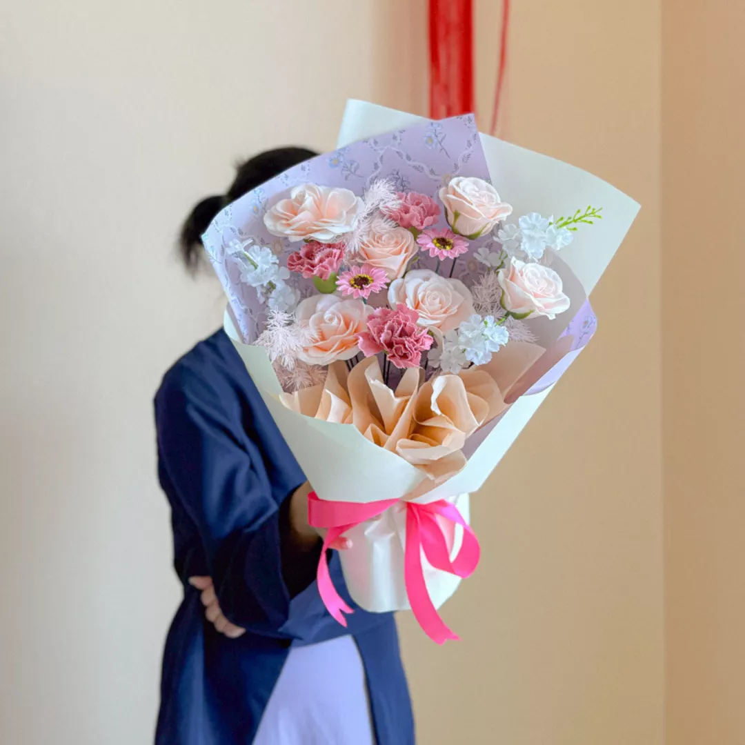 MD 26 Soap Flower | Mom Hug 158 妈妈的拥抱