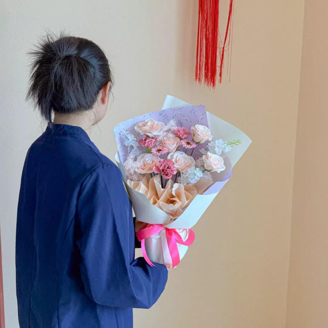 MD 26 Soap Flower | Mom Hug 158 妈妈的拥抱