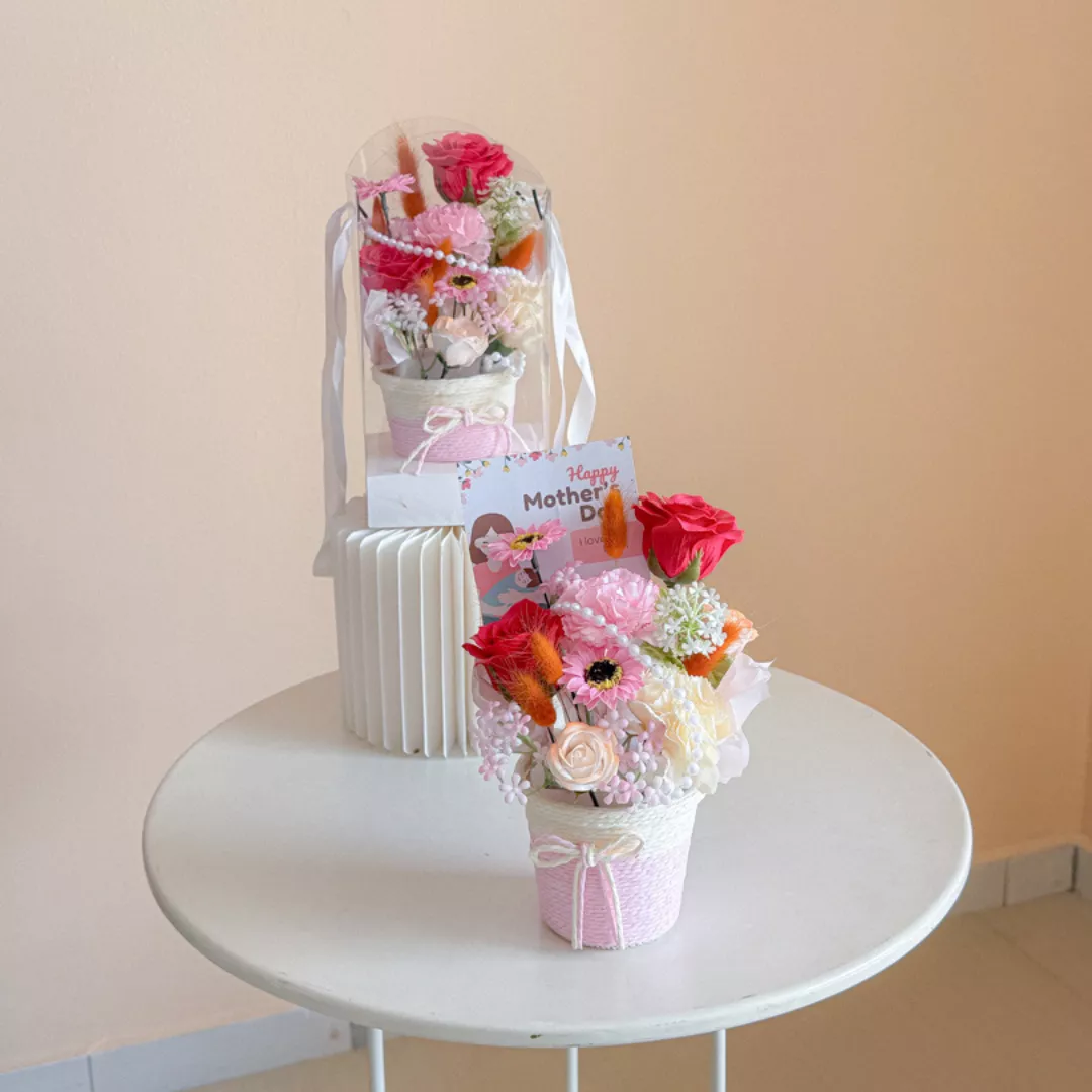 MD 26 Soap Flower | Happy Mom Love 68 快乐妈妈的爱