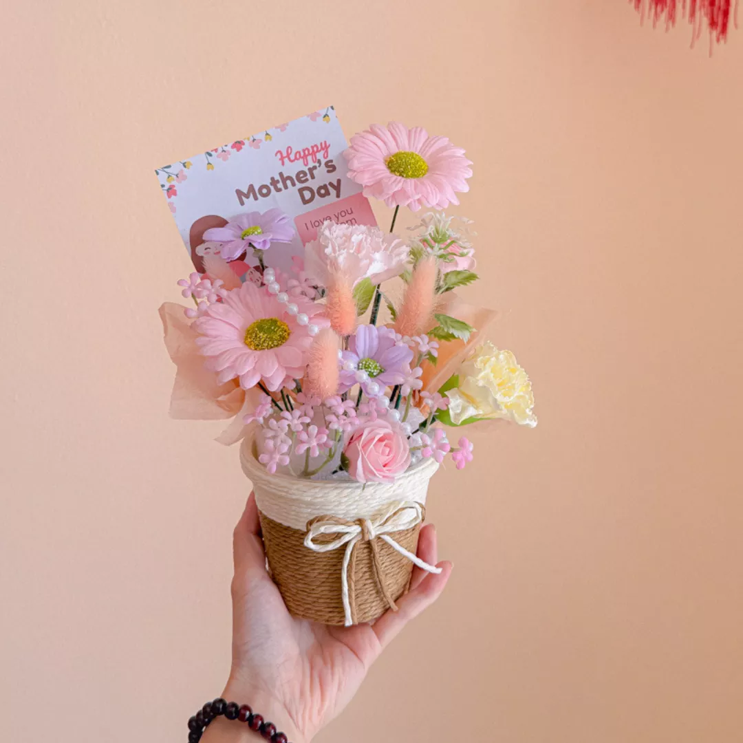 MD 26 Soap Flower | Happy Mom Love 68 快乐妈妈的爱