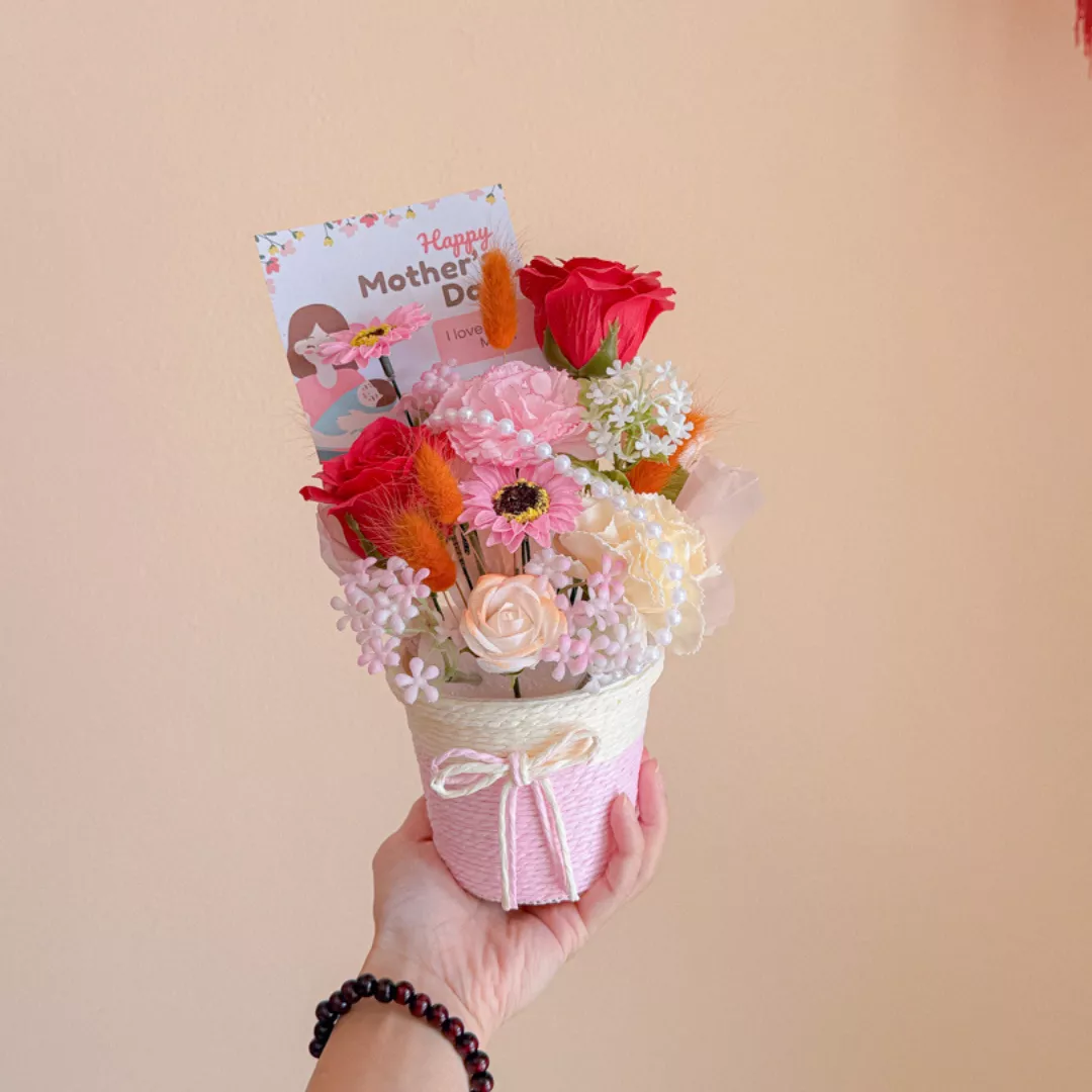 MD 26 Soap Flower | Happy Mom Love 68 快乐妈妈的爱