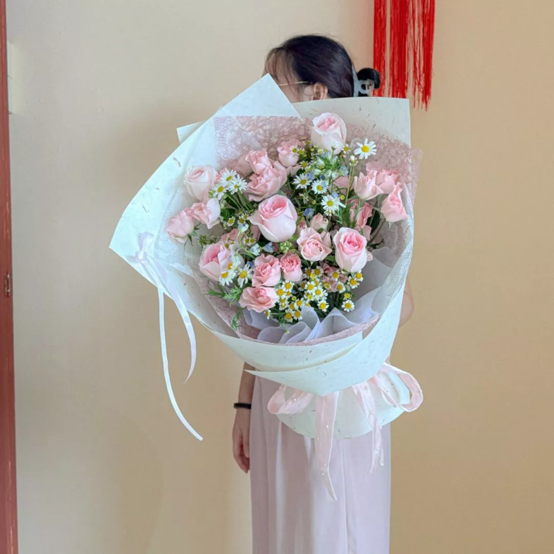 Fresh Flower Bouquet | Pink Wishes