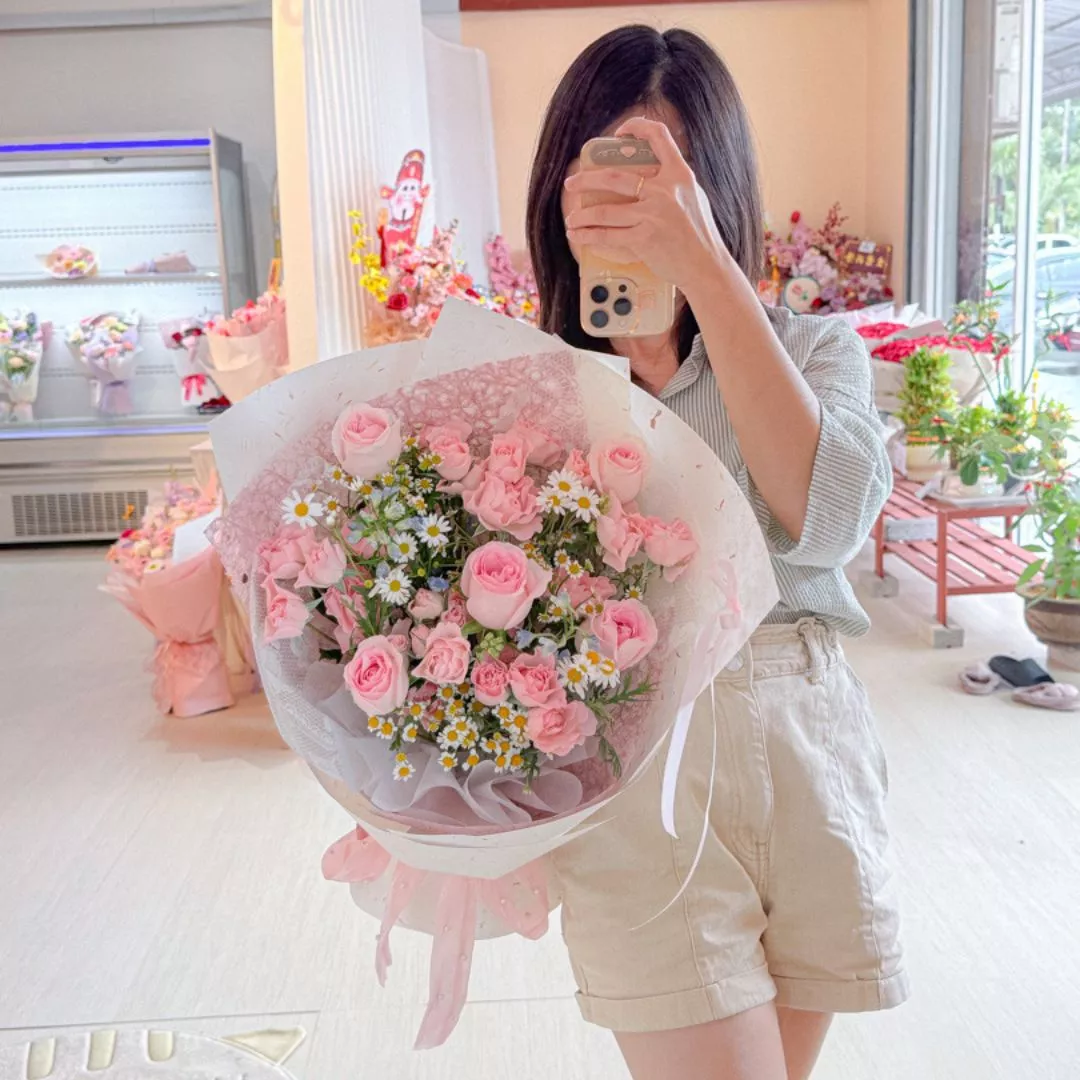 Fresh Flower Bouquet | Pink Wishes