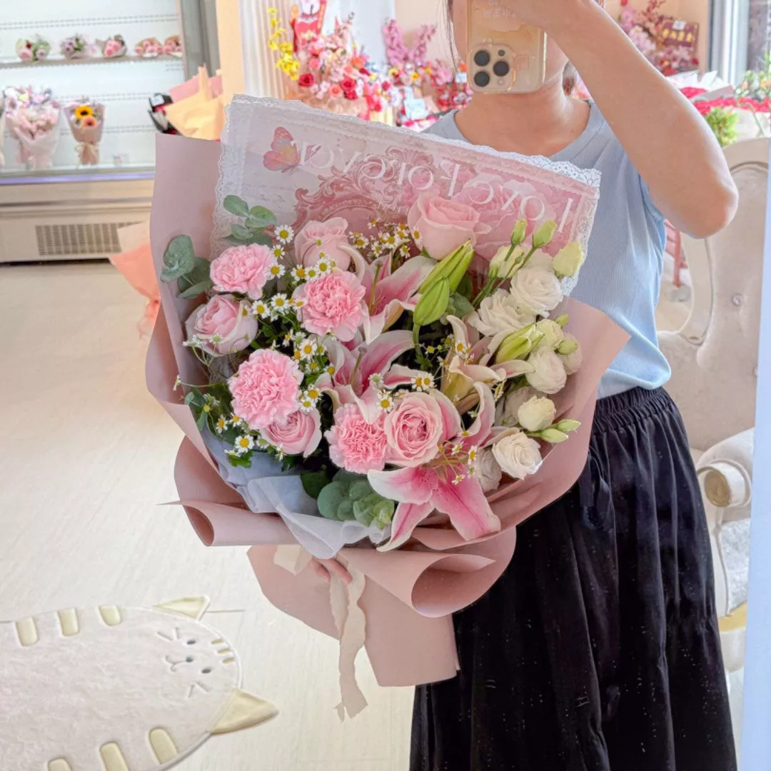 Fresh Flower Bouquet | Dreamy Pink