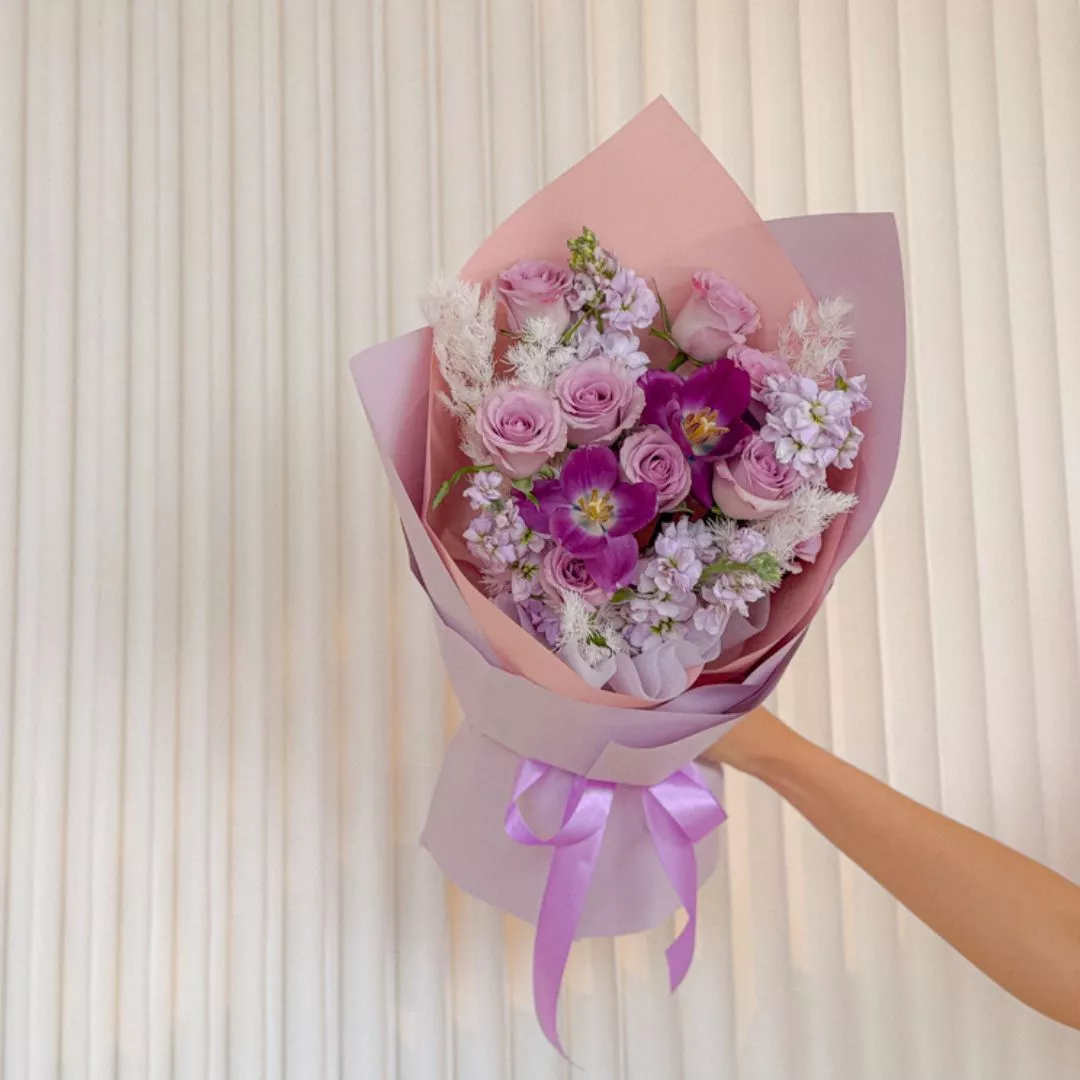 Fresh Flower Bouquet | Purple Moon