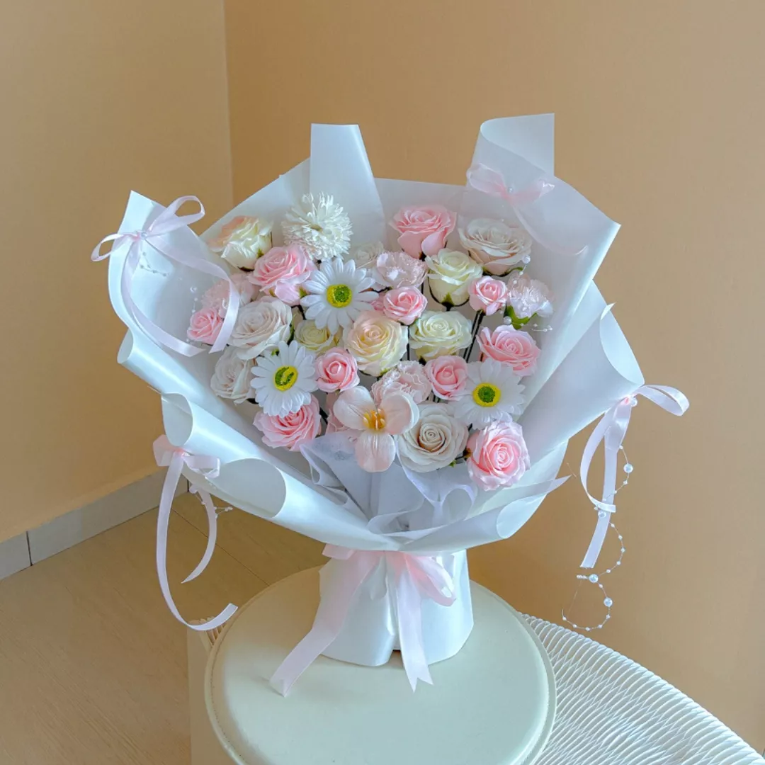 Soap Flower Bouquet | Mellow Day