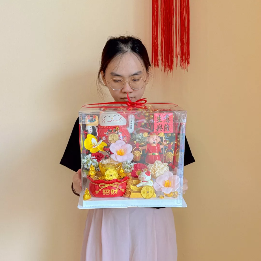 Congratulatory Soap Flower Box | Jin Yu Man Tang 金玉满堂