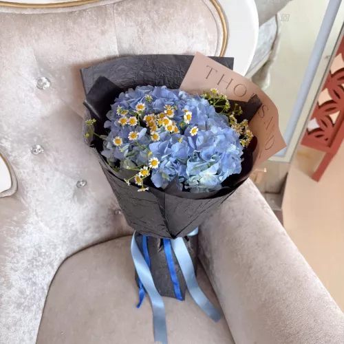 Fresh Flower Bouquet | Blue Hydrangea