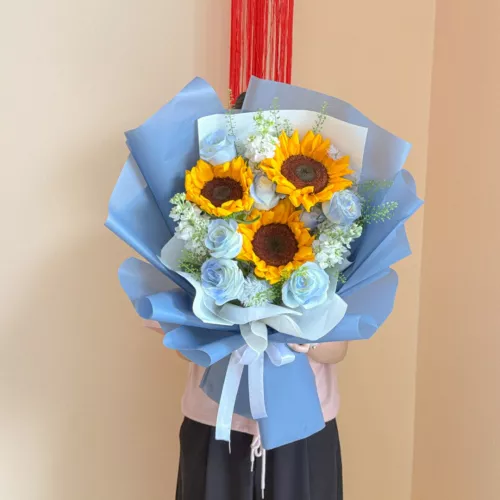 Fresh Flower Bouquet | Dream Lift Sunflower Bouquet (Standard)