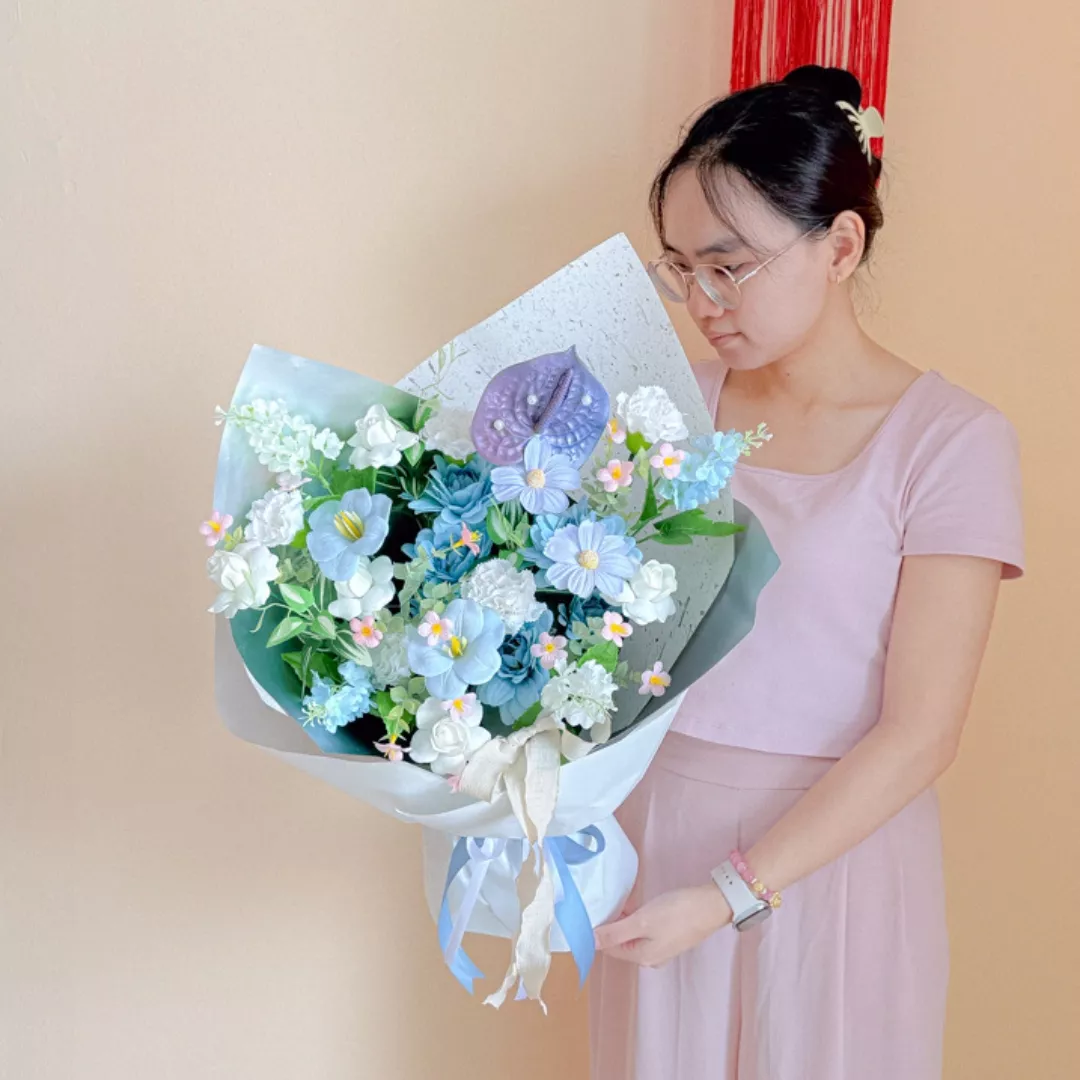 Soap Flower Bouquet | Aster