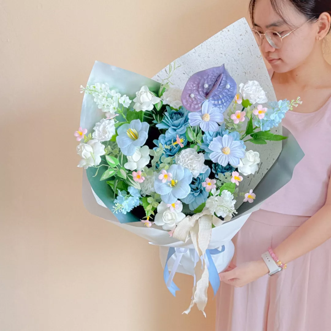 Soap Flower Bouquet | Aster