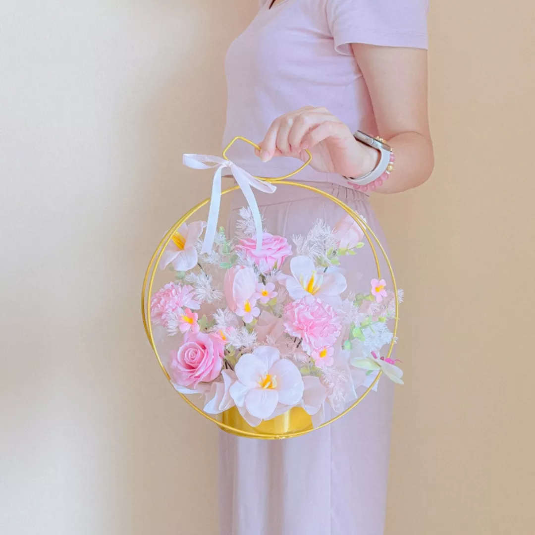 Soap Flower Box | Halo Blush