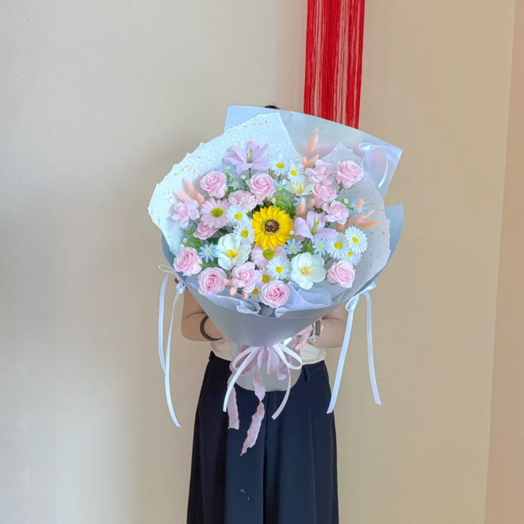 Soap Flower Bouquet | Spring Melody