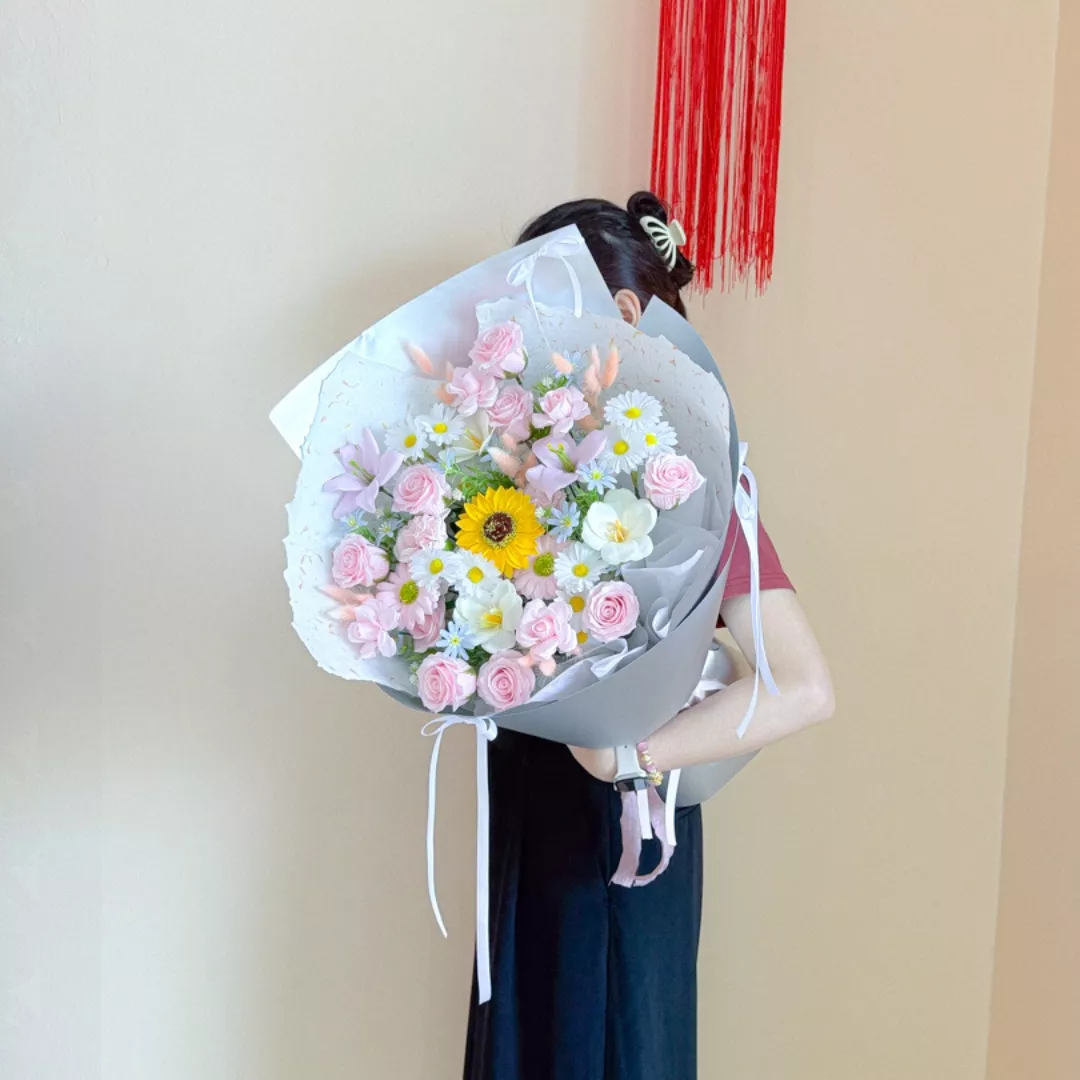 Soap Flower Bouquet | Spring Melody
