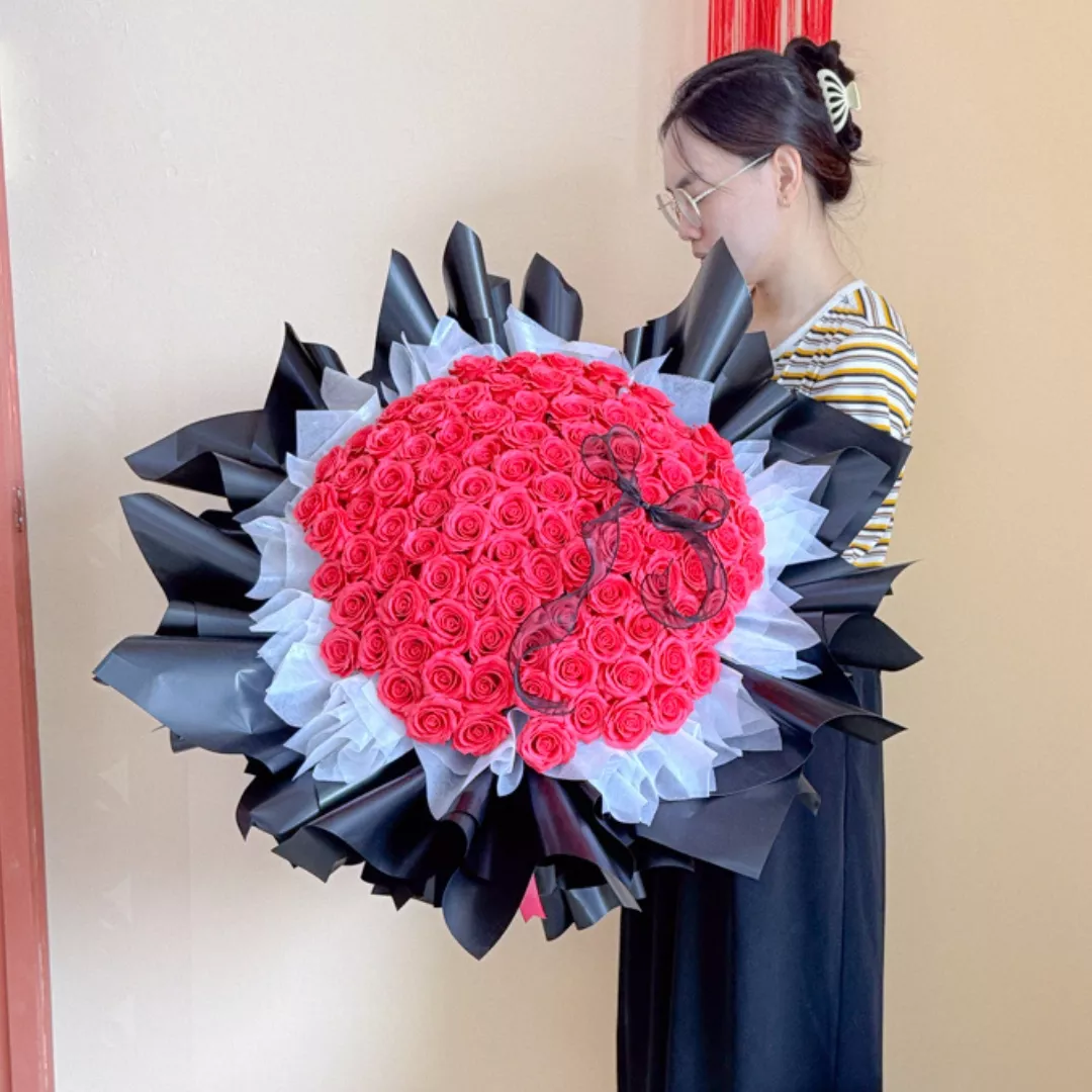 QiXi 26 | Soap Flower Bouquet | The 99th Promise