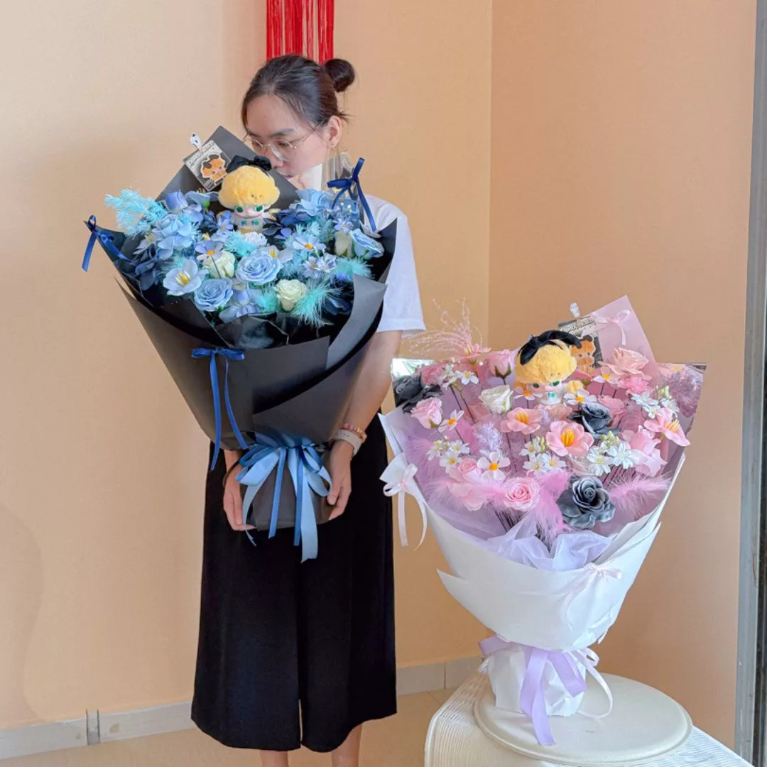 QiXi 26 | Soap Flower Bouquet | Dimoo Edition
