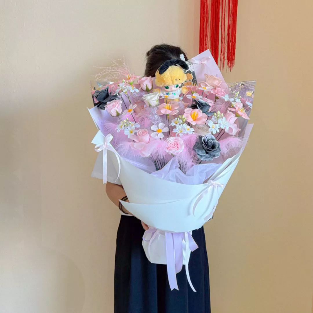 QiXi 26 | Soap Flower Bouquet | Dimoo Edition