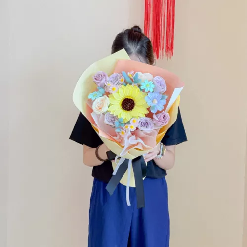 Soap Flower Bouquet | Twilight Grace