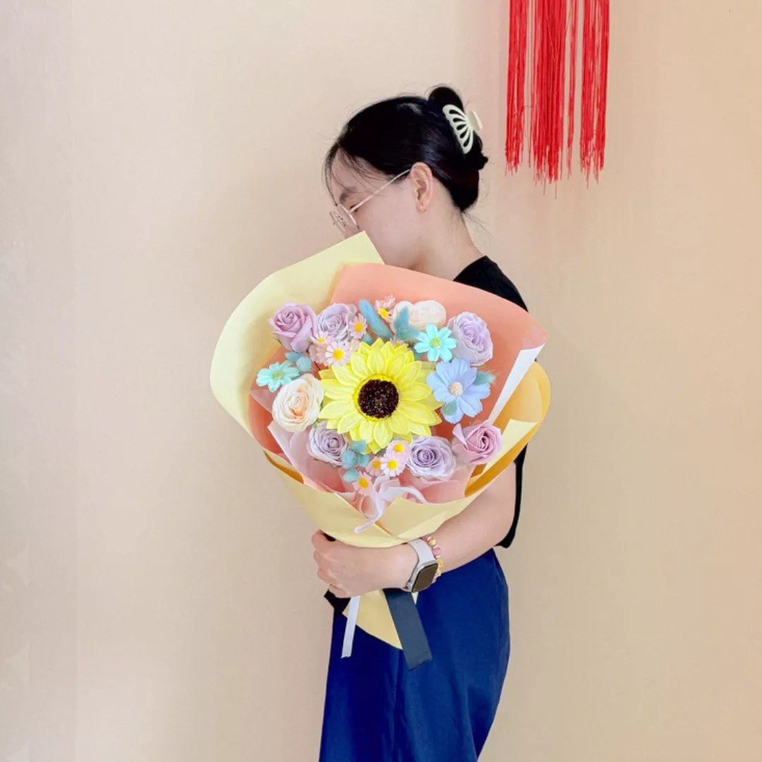 Soap Flower Bouquet | Twilight Grace