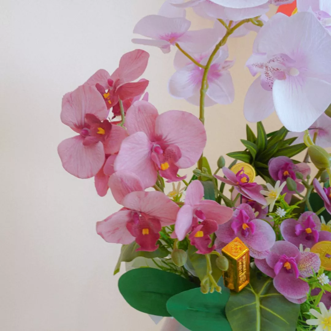 Congratulatory Soap Flower Vase | Orchid Fortune