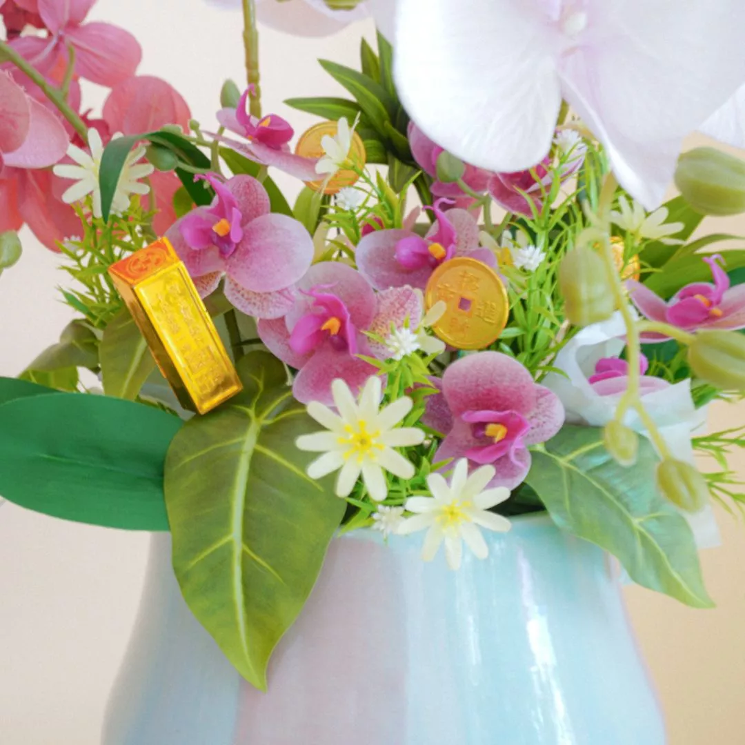 Congratulatory Soap Flower Vase | Orchid Fortune
