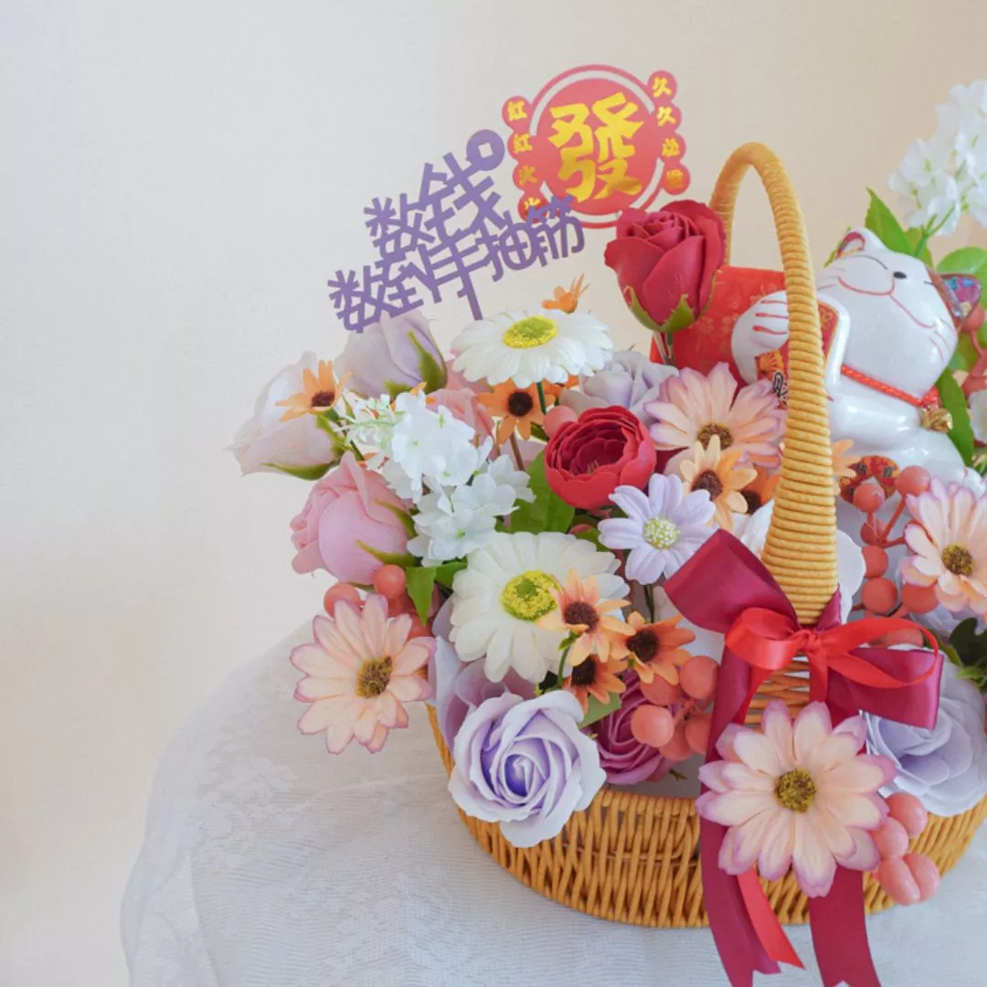 Congratulatory Soap Flower Box | Ka-Ching Blooms