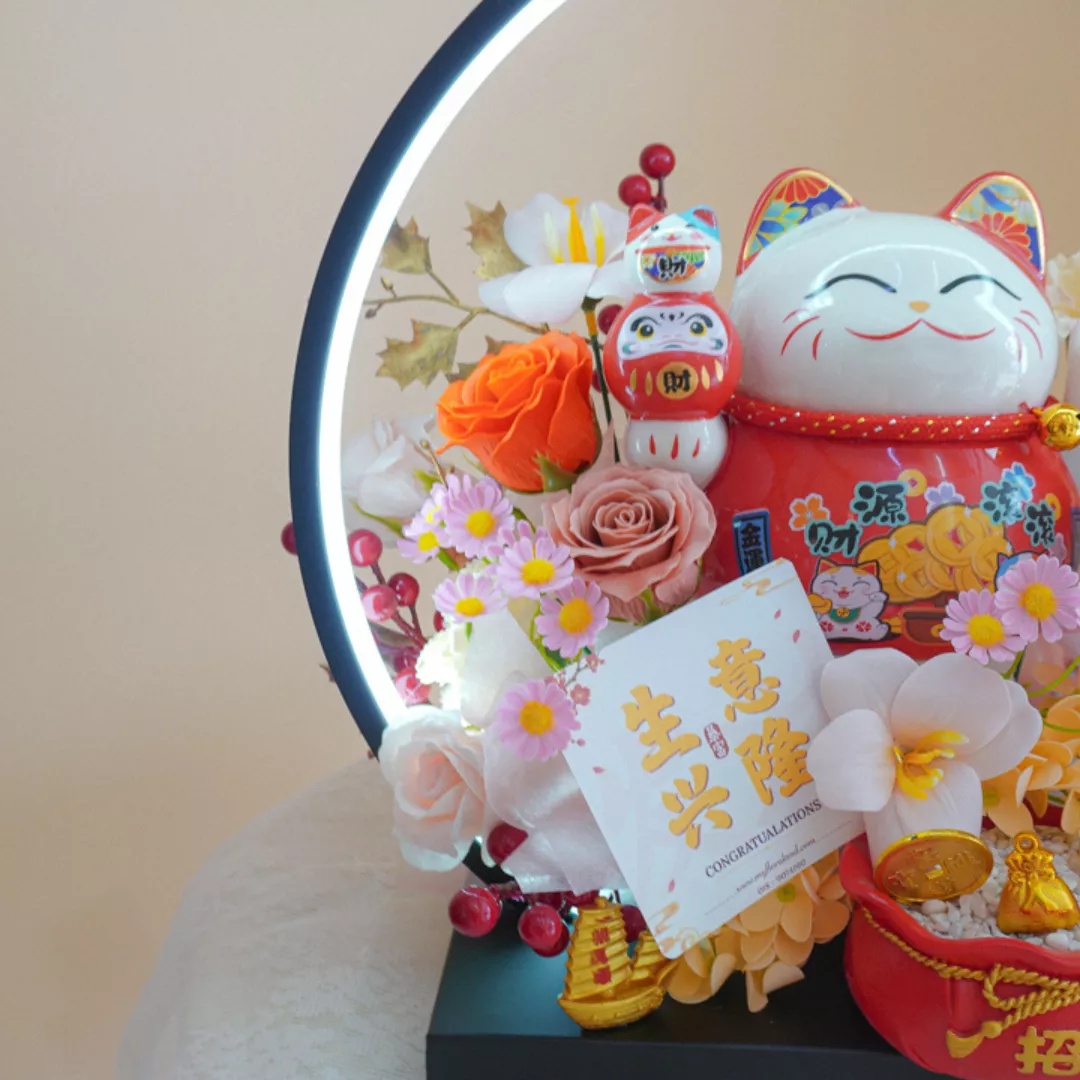 Congratulatory Soap Flower Box | Treasure of Luck