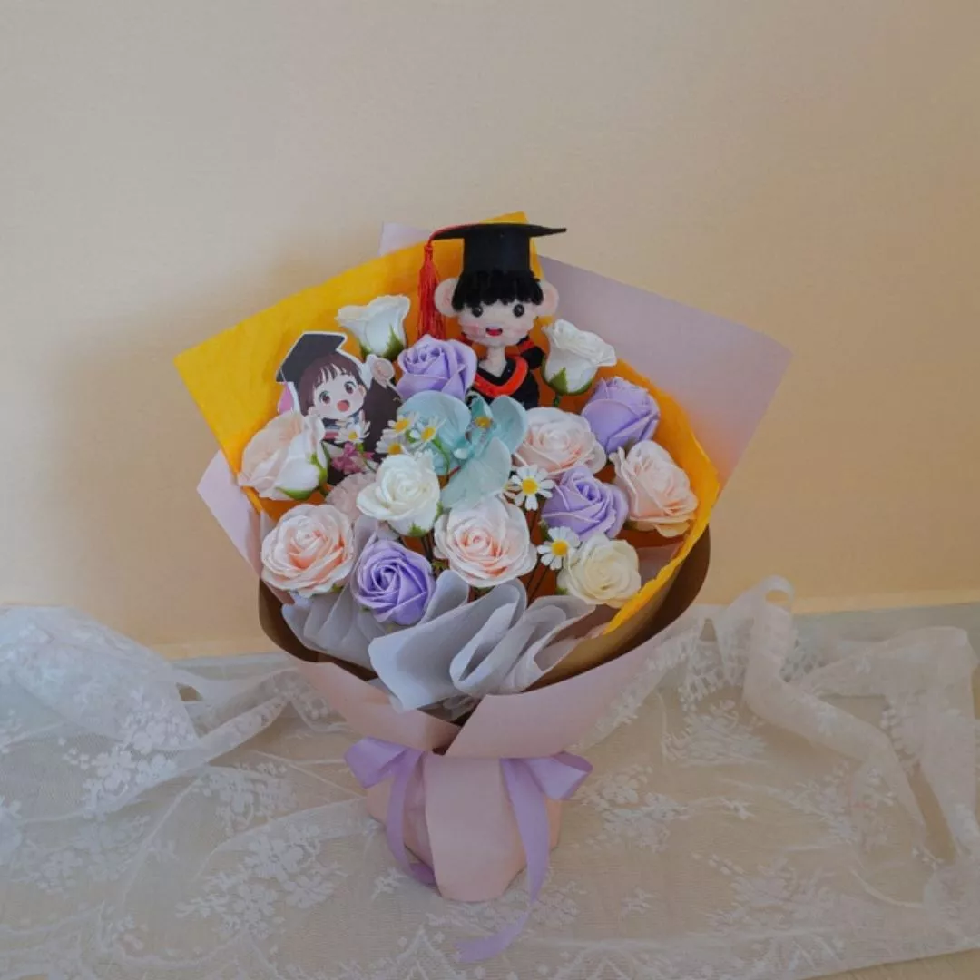 Soap Flower Bouquet | Sweet Graduate