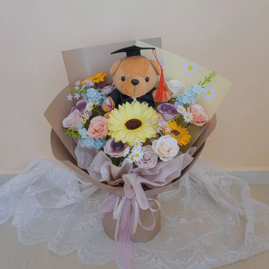 Soap Flower Bouquet | Sunny Dreams