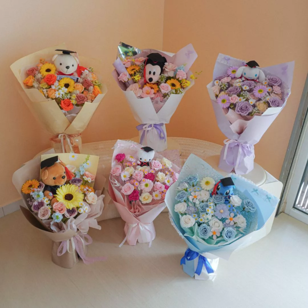 Soap Flower Bouquet | Lavender Love