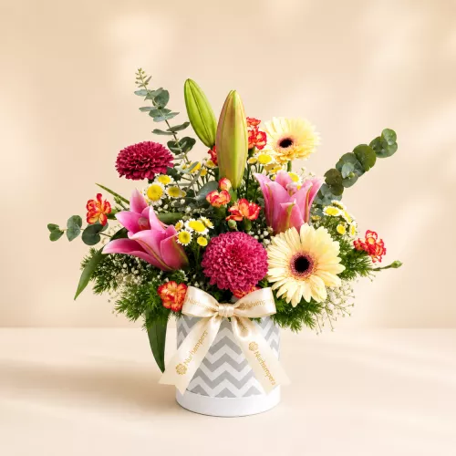 Nurhampers Happy Hues Flower Box