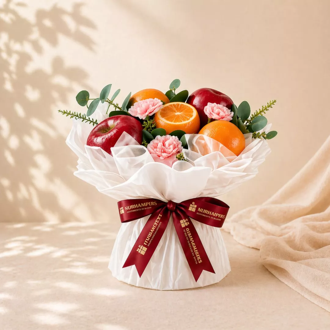 Nurhampers Numa Fruit & Flower Bouquet
