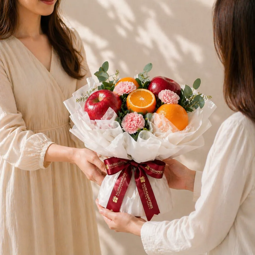 Nurhampers Numa Fruit & Flower Bouquet