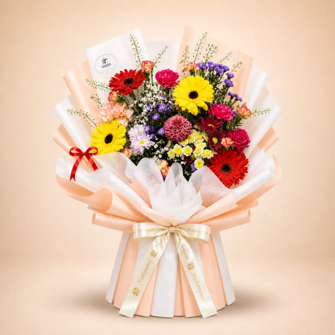 (2026 MOTHER' DAY SPECIAL) Nurhampers Joyful Bloom Mix Bouquet
