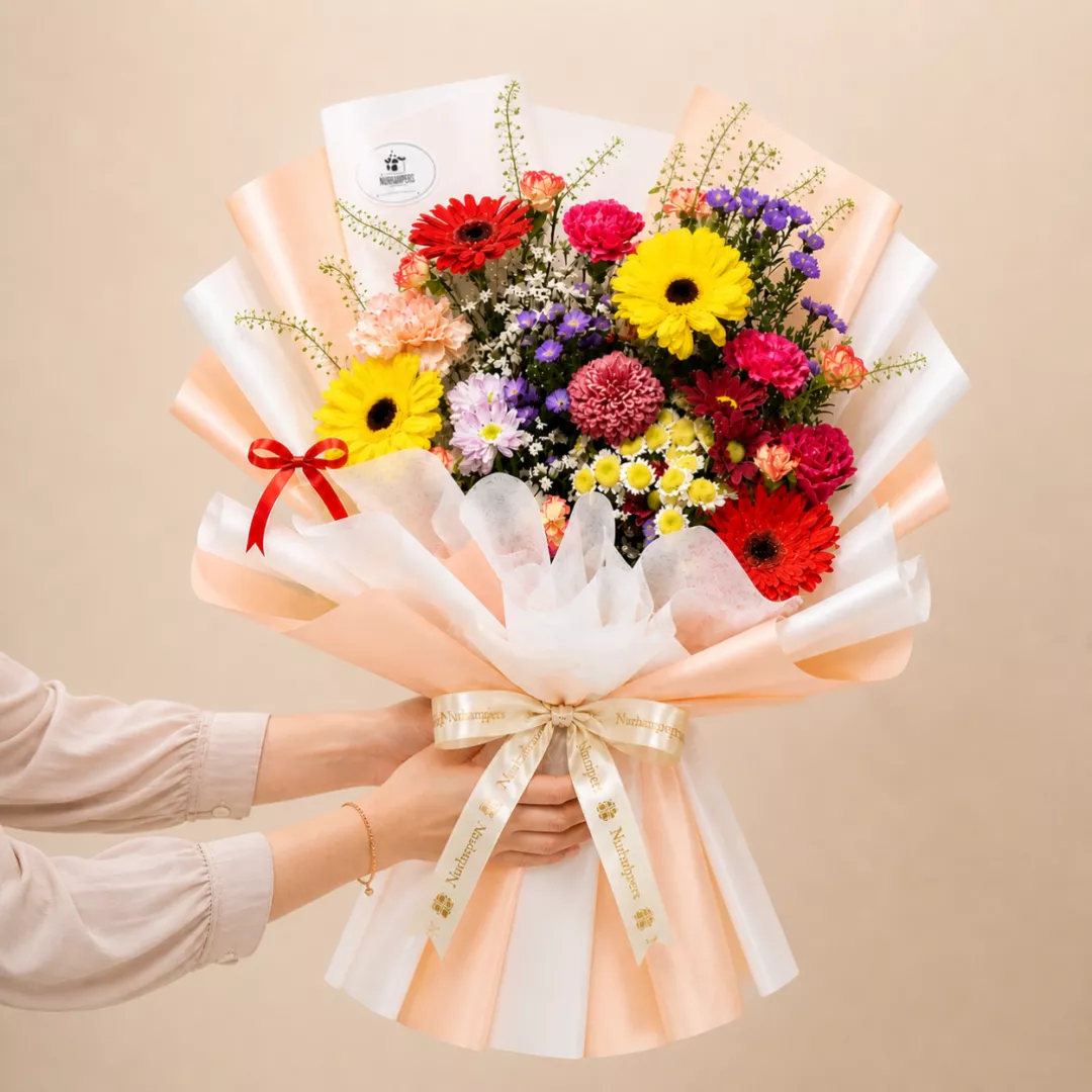 (2026 MOTHER' DAY SPECIAL) Nurhampers Joyful Bloom Mix Bouquet