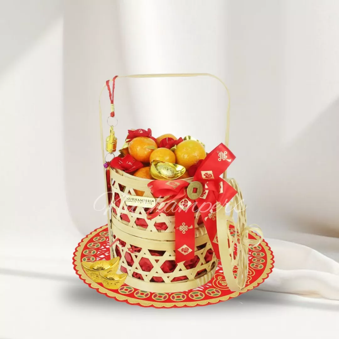 Chinese New Year Mandarin Treats Nyonya Basket
