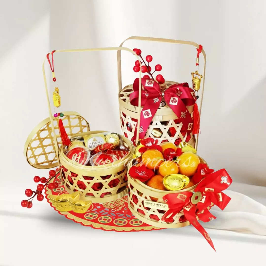 Chinese New Year Mandarin Treats Nyonya Basket