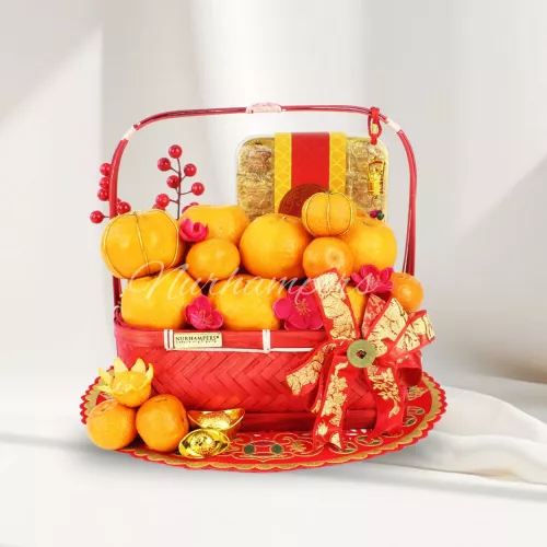 Chinese New Year Mandarin Prosperity Basket (18 pcs)
