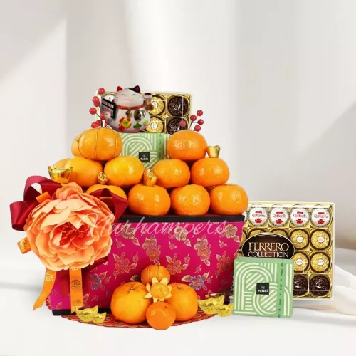 Mandarin & Patchi Chocolate Prosperity Gift Box (28pcs)