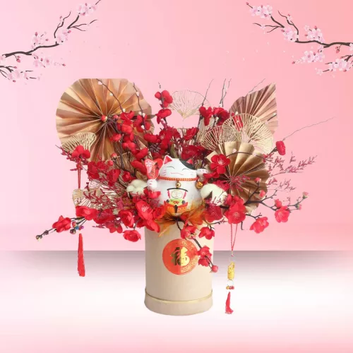 Lucky Prosperity Blooms Flower Box