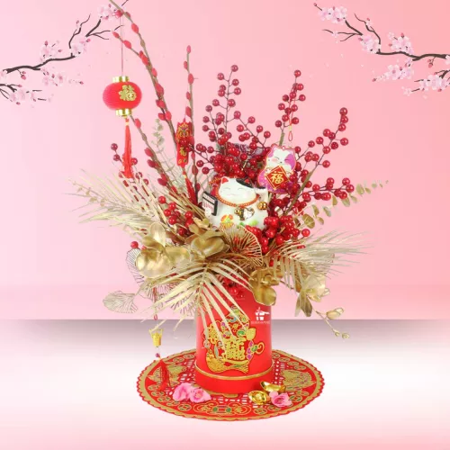 Lucky Chinese New Year Flower Box