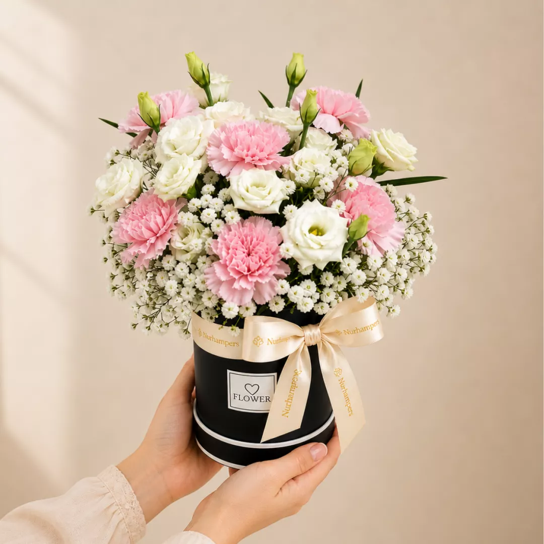 Nurhampers Pink Serenity Bloom Box
