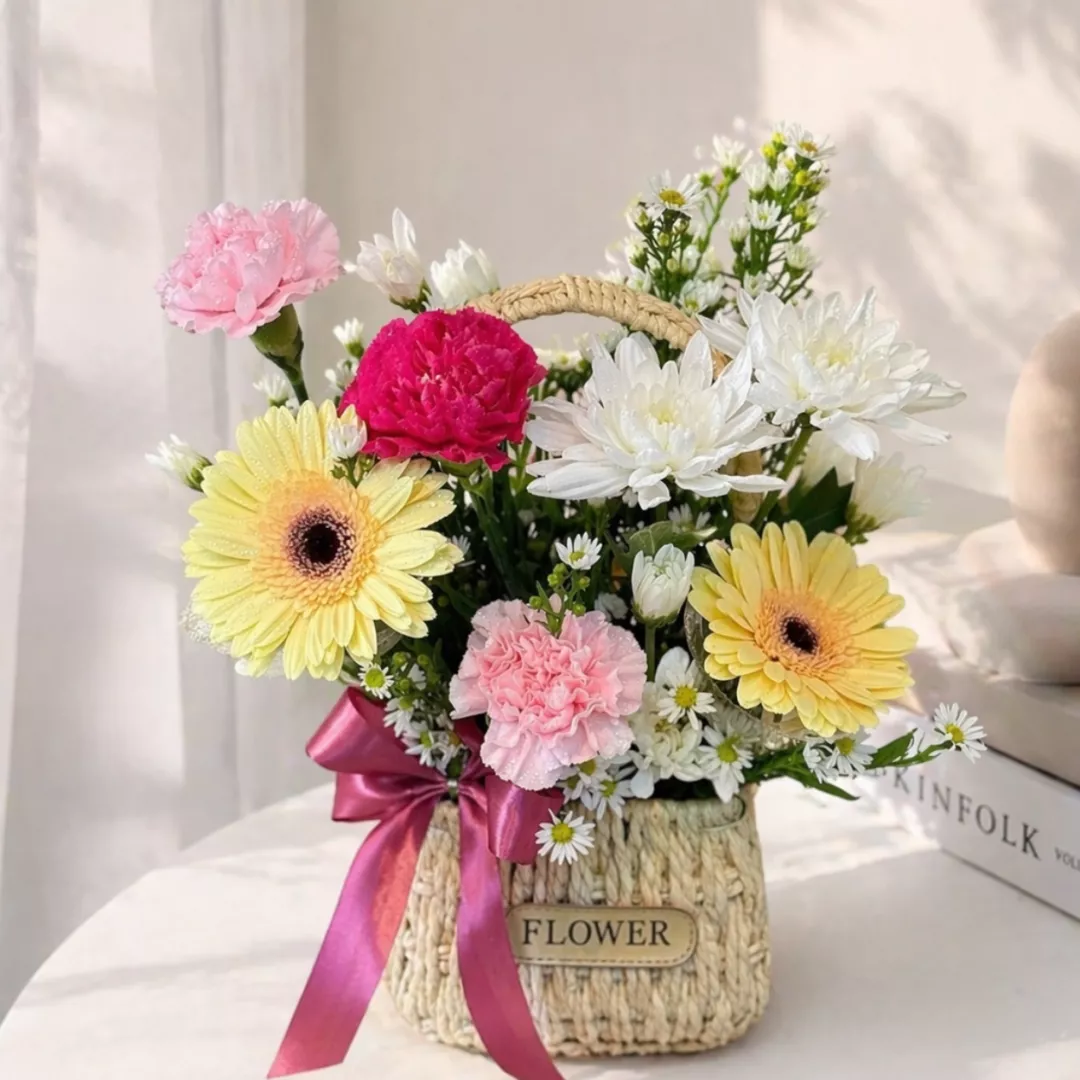 (2026 MOTHER'S DAY SPECIAL) Nurhampers Sweet Bloom Flower Basket
