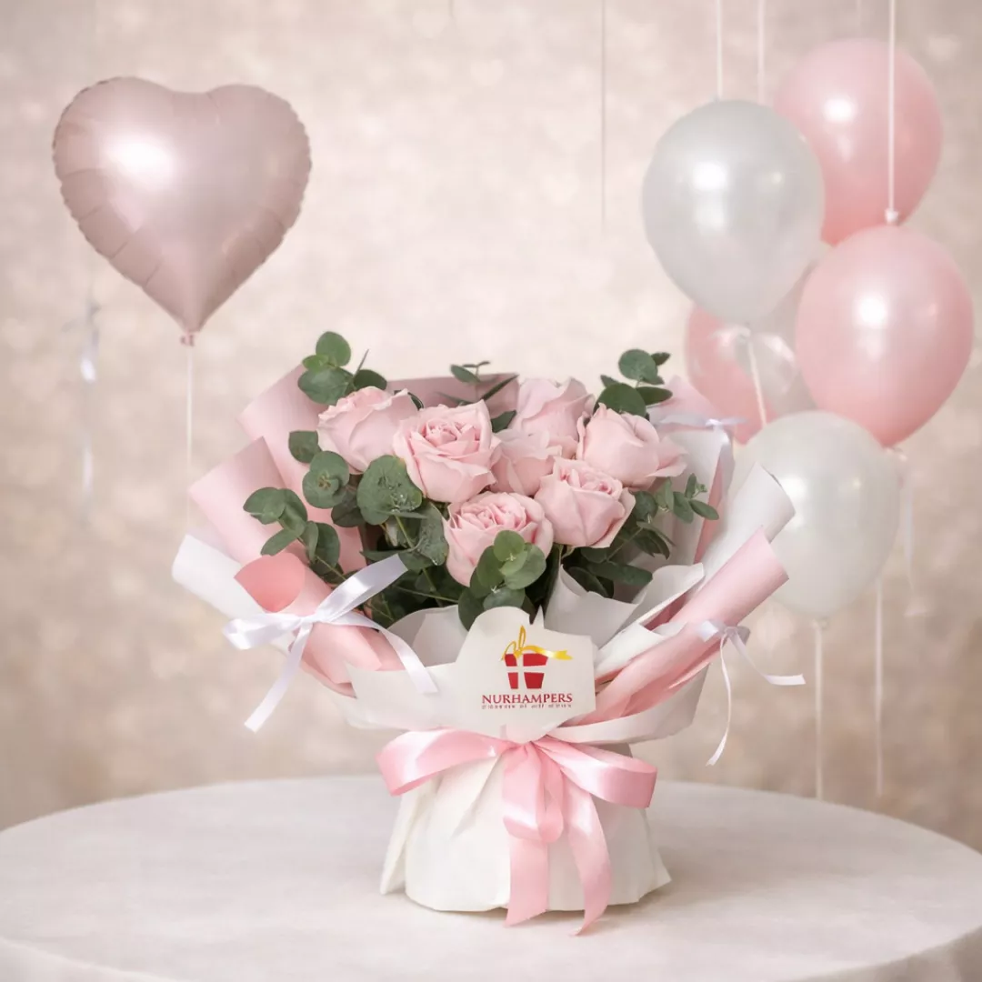 (2026 MOTHER'S DAY SPECIAL) Nurhampers Heartfelt Rose Bouquet