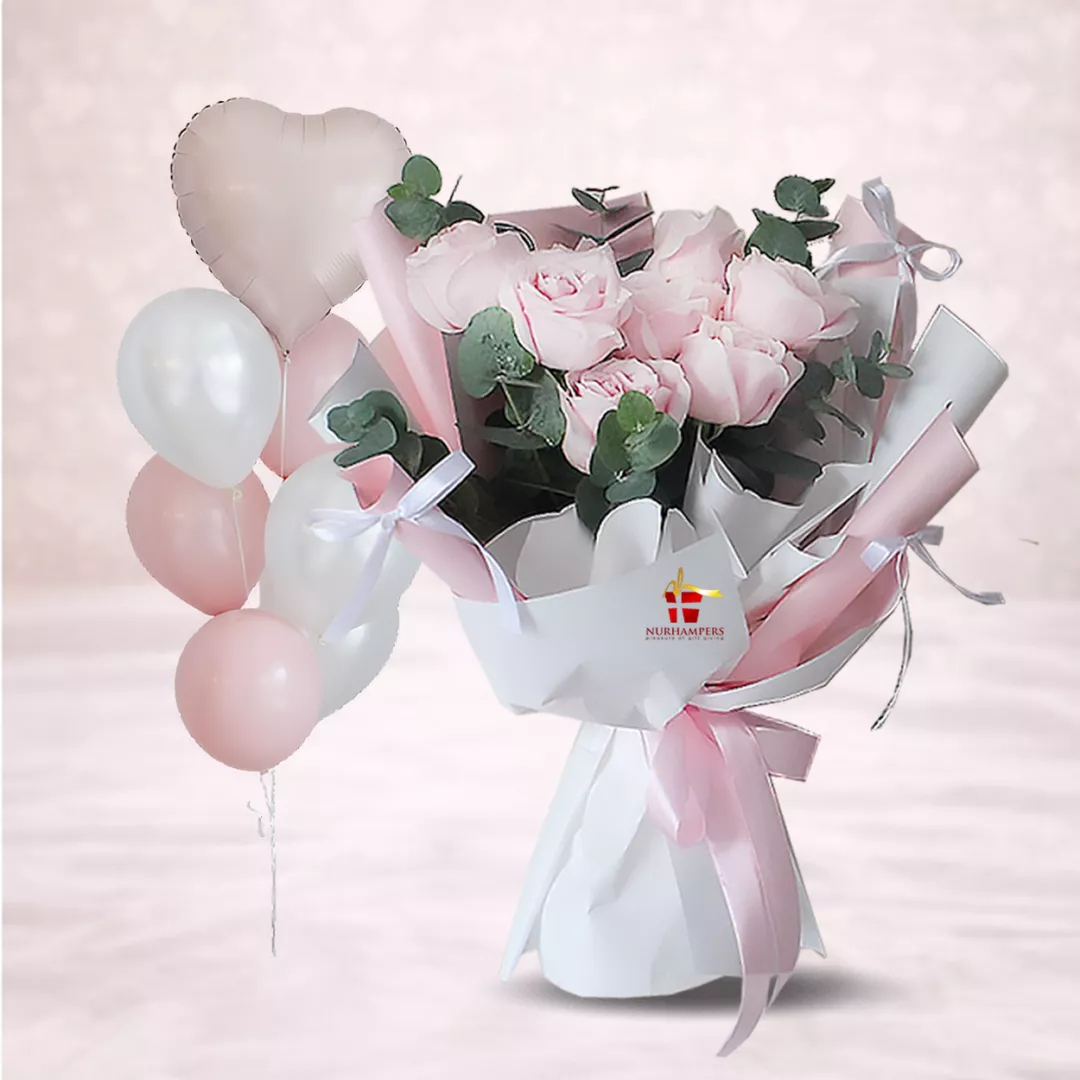 (2026 MOTHER'S DAY SPECIAL) Nurhampers Heartfelt Rose Bouquet