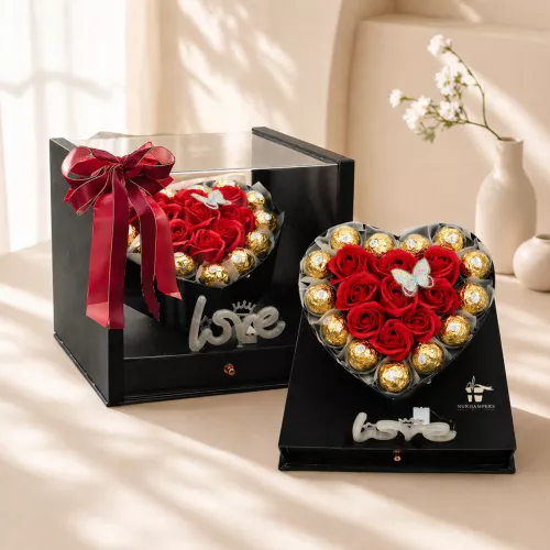 (2026 MOTHER'S DAY SPECIAL) Nurhampers Love Story Soap Roses Gift Box