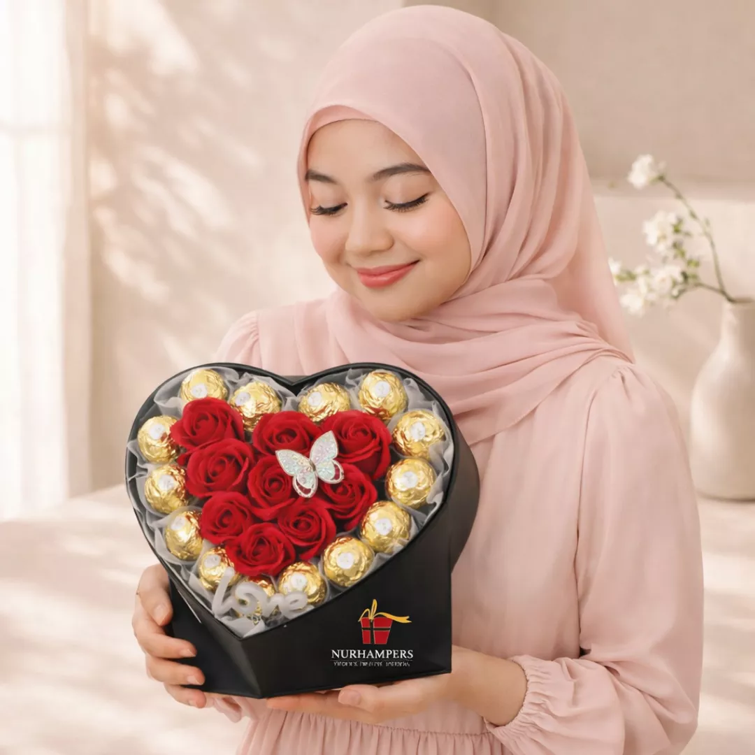 (2026 MOTHER'S DAY SPECIAL) Nurhampers Love Story Soap Roses Gift Box