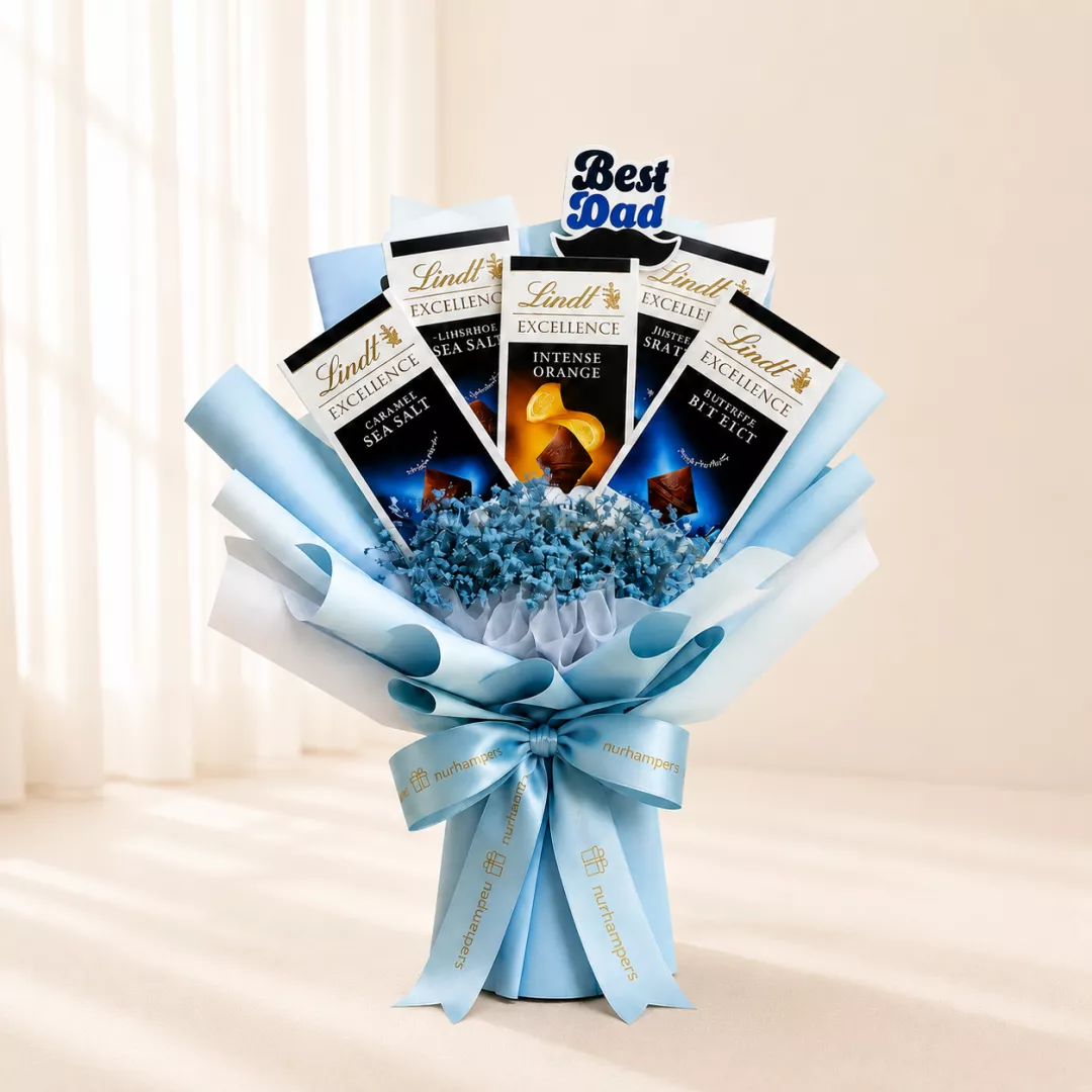 Father's Day Nurhampers Lindt Chocolate Bouquet for Dad (Klang Valley Only)