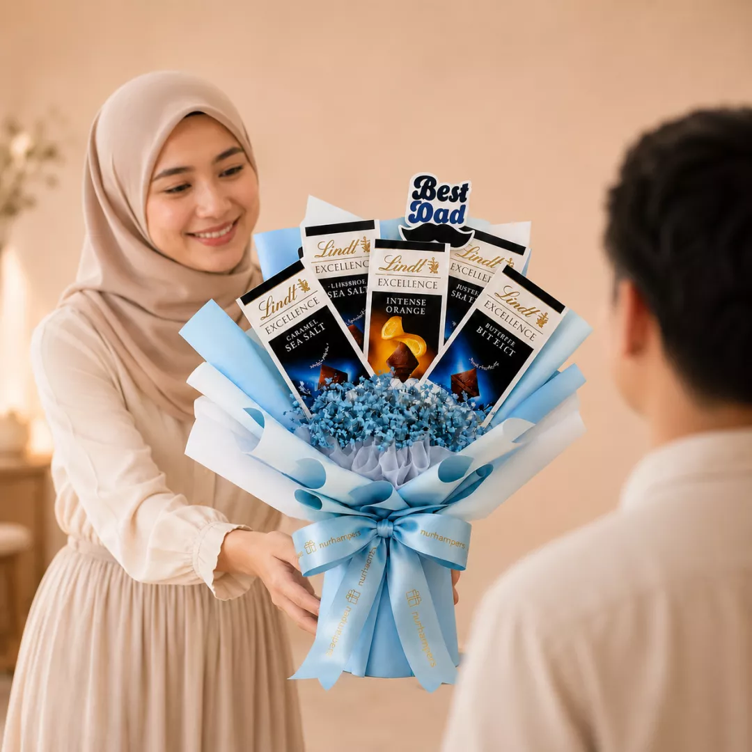 Father's Day Nurhampers Lindt Chocolate Bouquet for Dad (Klang Valley Only)